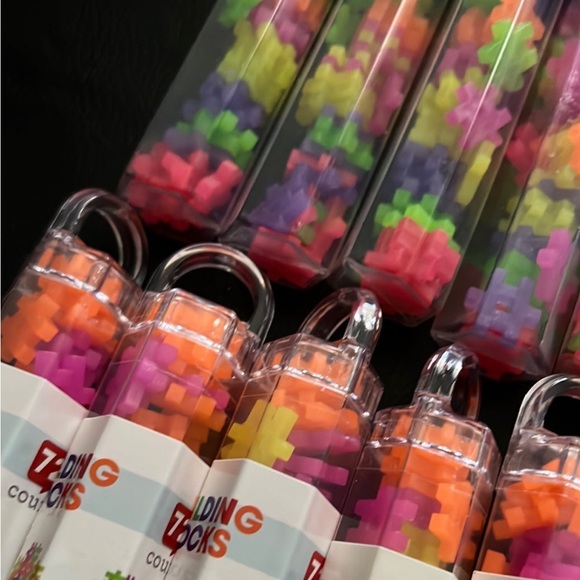 Target Toys X2 Neon Hashtag Building Blocks Bundle Poshmark